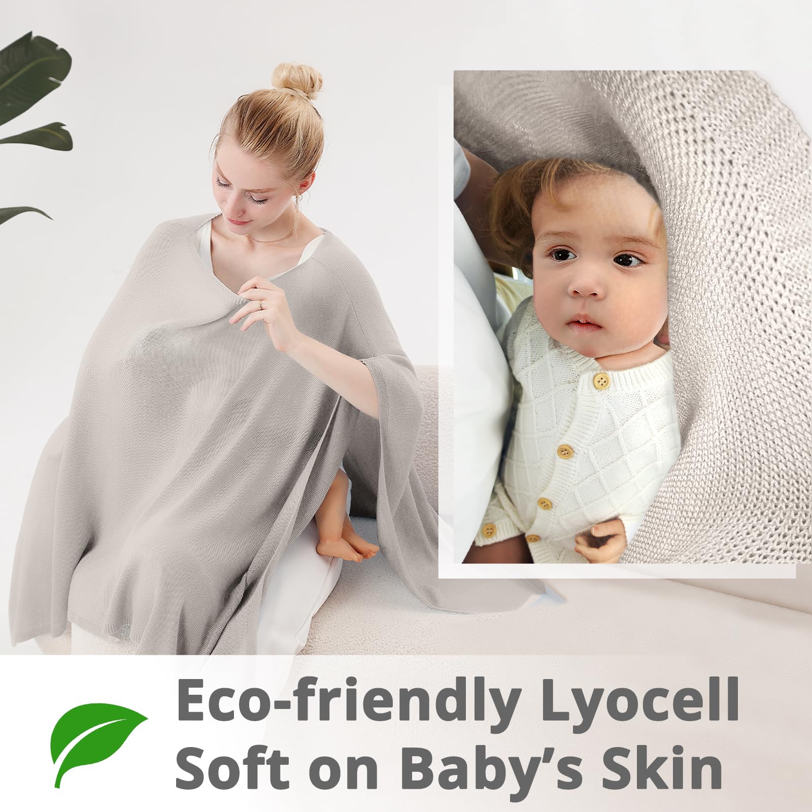 Pinuotu nursing cover folded compactly shows lightweight portability.