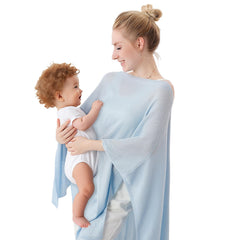 Pinuotu nursing cover with Lyocell open-knit detail for breathable privacy during feeding