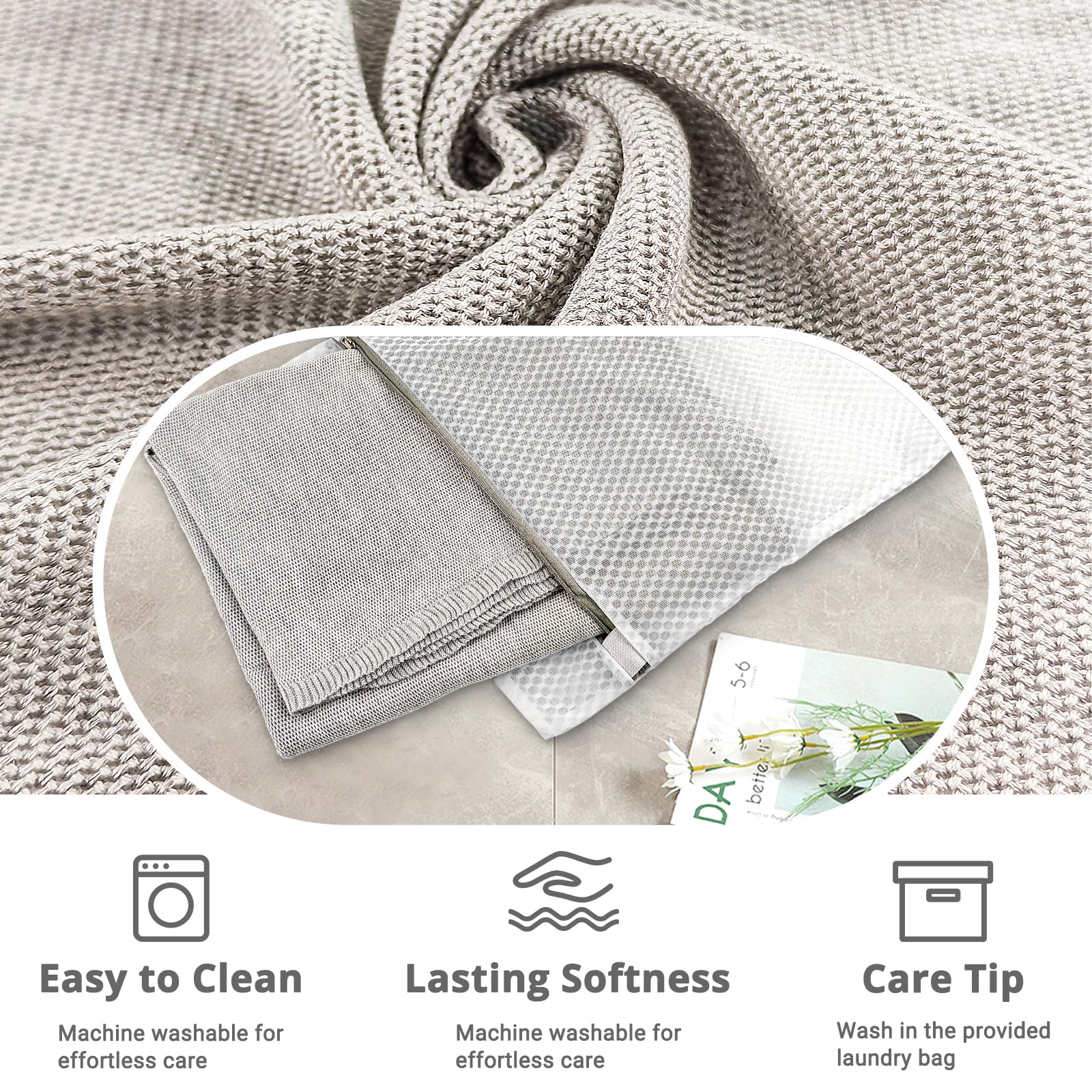 Pinuotu nursing cover in soft neutral tones complements outfits.
