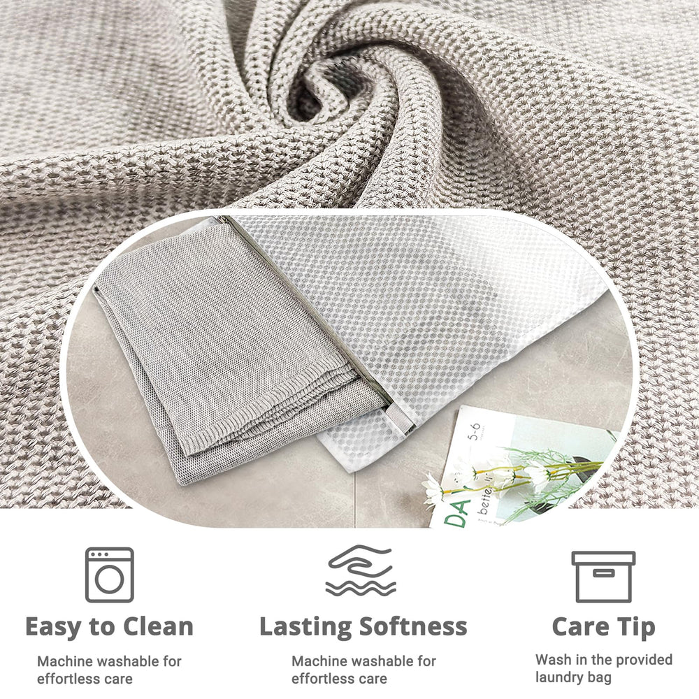 Pinuotu nursing cover in soft neutral tones complements outfits.
