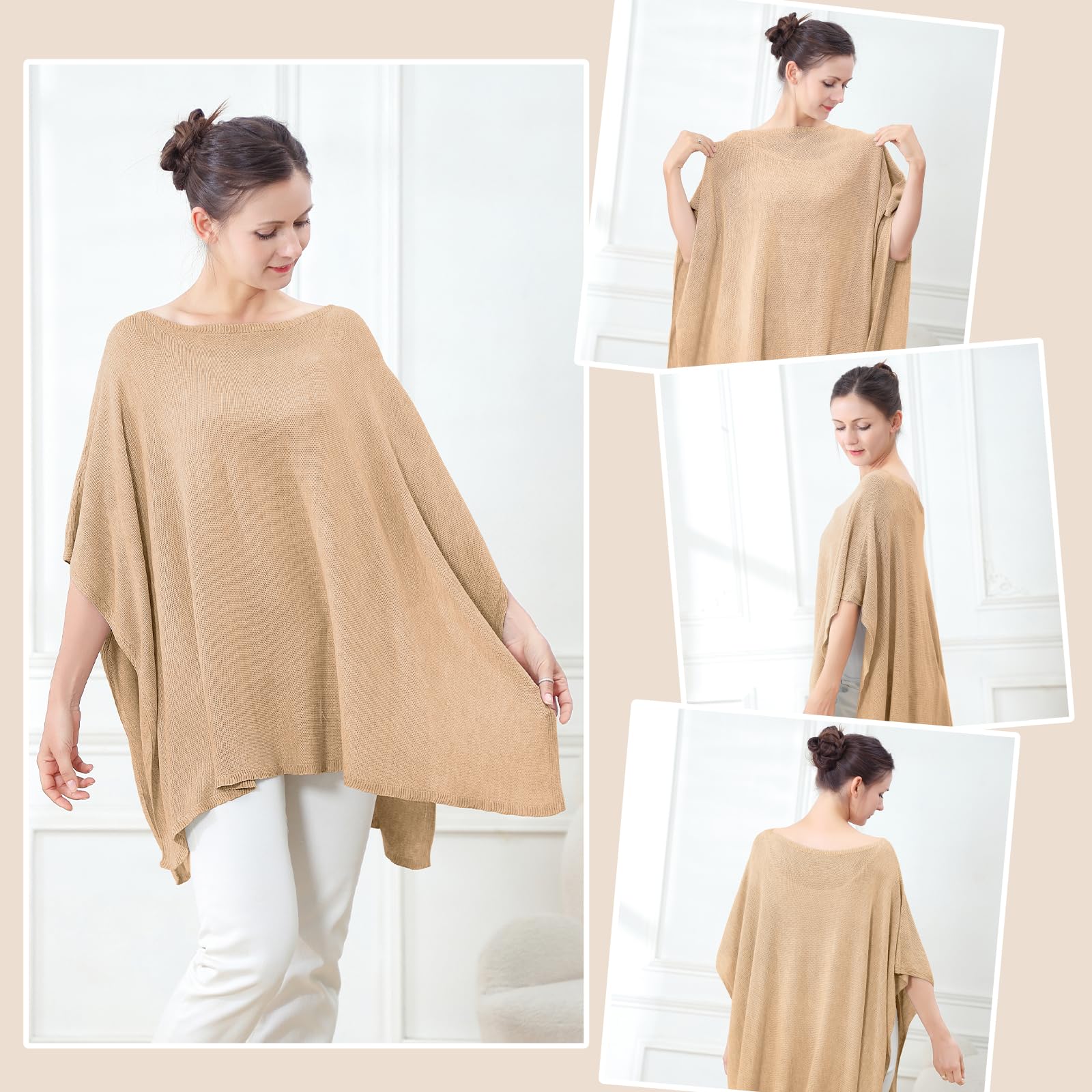 Pinuotu nursing cover neutral gray shown fits daily wardrobe and use cases.