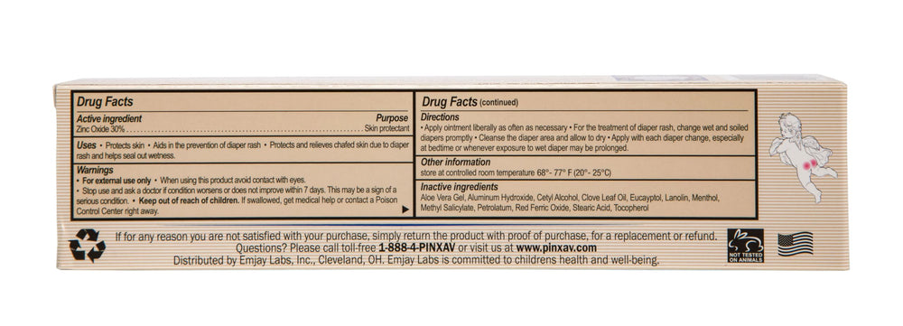 PINXAV Healing Cream applied to diaper area to soothe irritation.