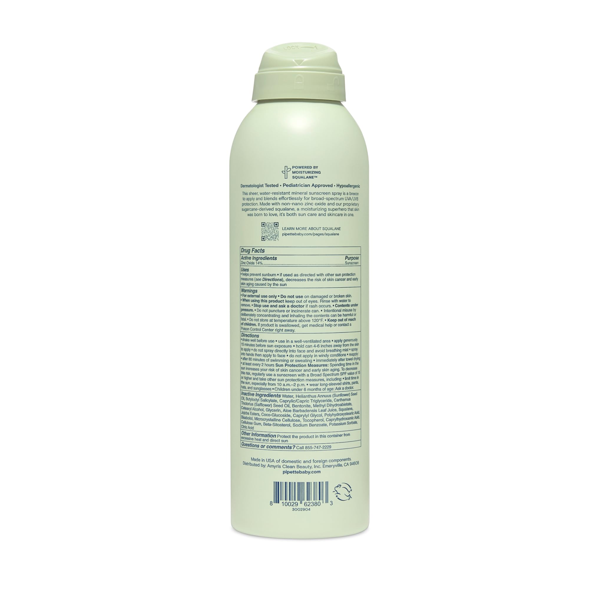 Pipette Sunscreen Spray on beach during play emphasizes protection during outdoor activities.