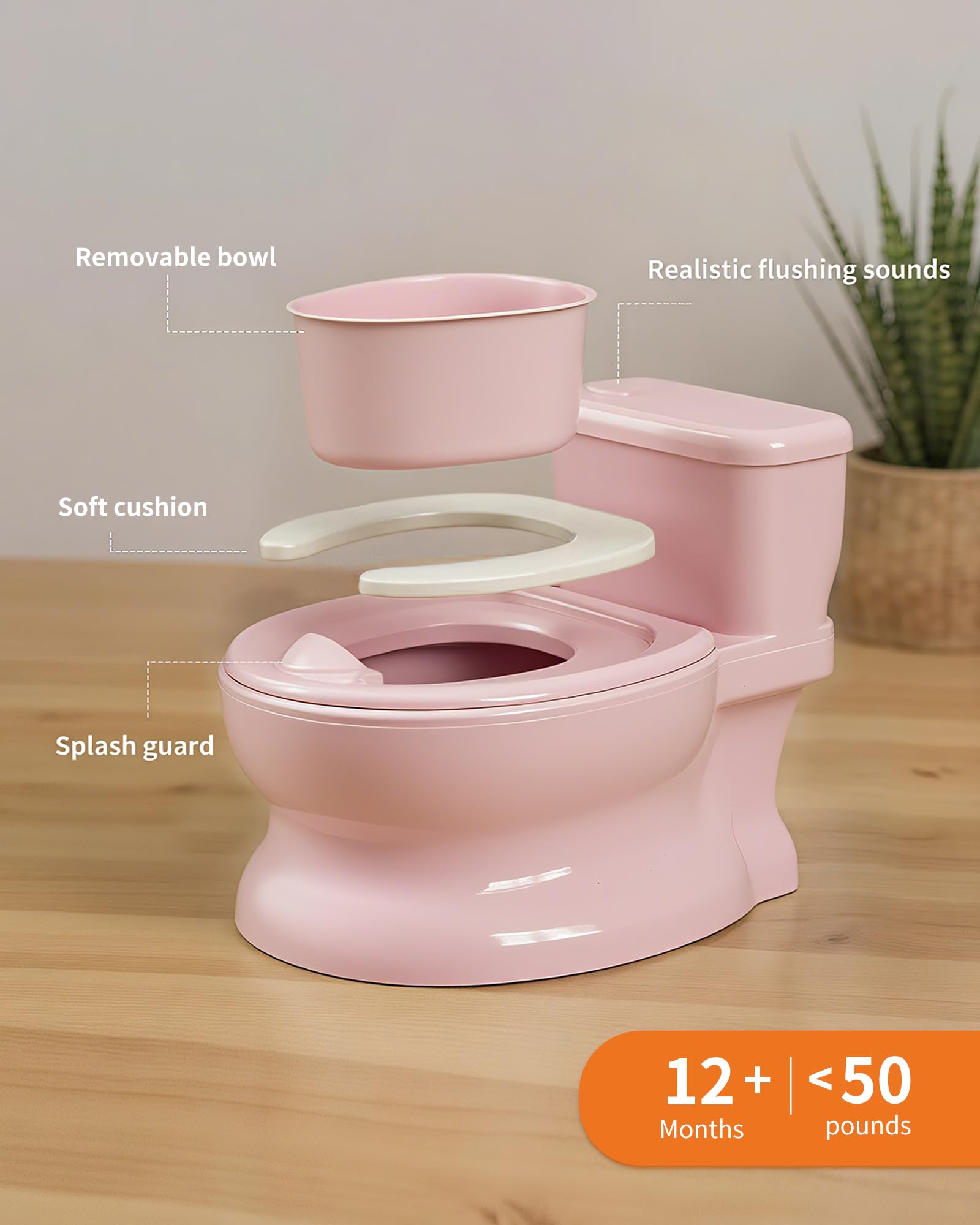 PipNest potty disposable liners provide quick, hygienic cleanup after use.