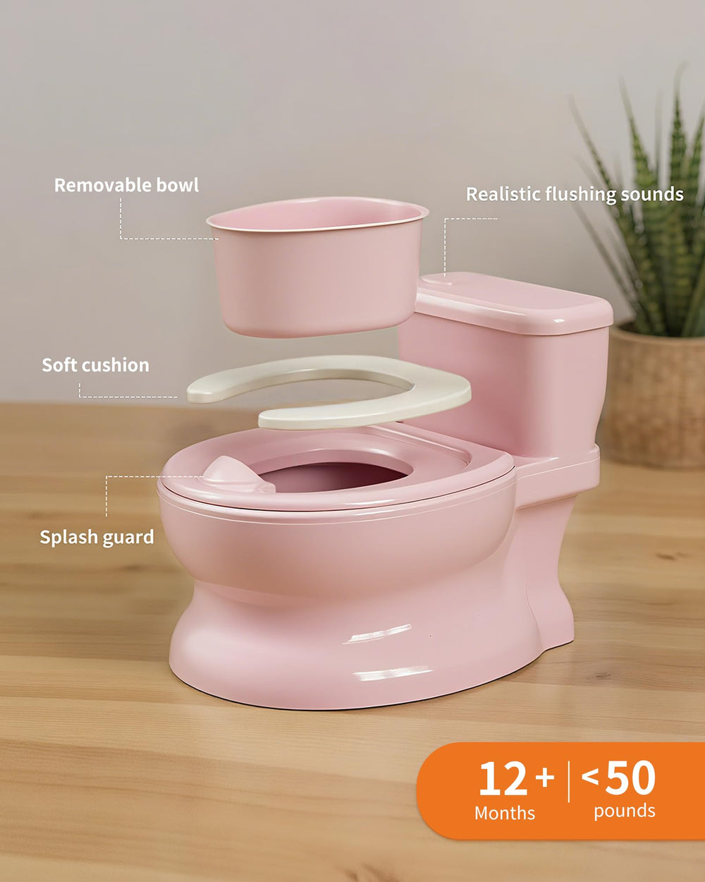 PipNest potty disposable liners provide quick, hygienic cleanup after use.