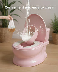 PipNest potty easy-clean surface facilitates effortless wiping and sanitizing.