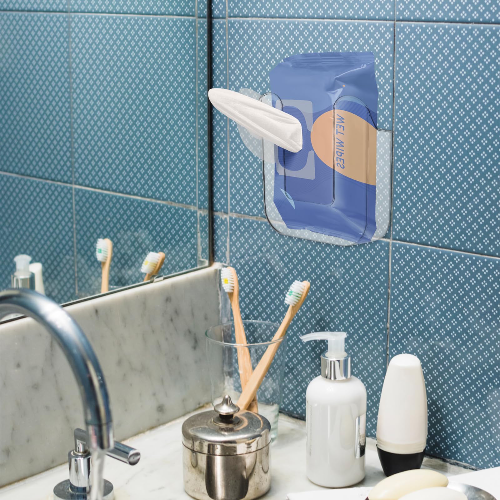 Piriuuo Wipes Dispenser modern design blends with any interior style