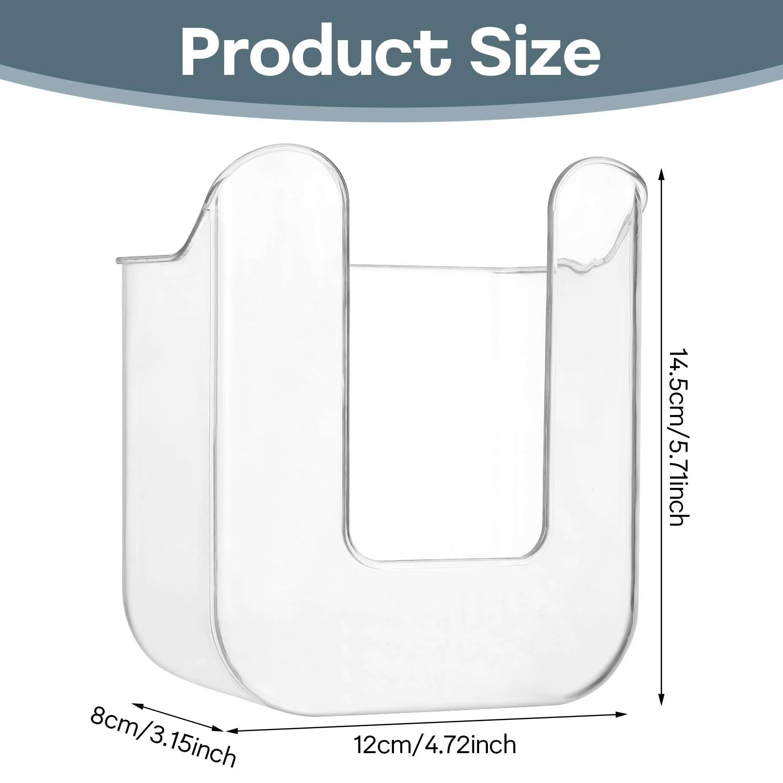 Piriuuo Wipes Dispenser rectangular opening aids quick, damage-free wipes access