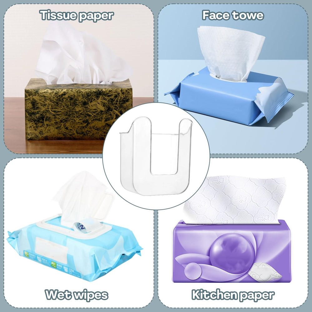 Piriuuo Wipes Dispenser made of rust-proof plastic for long-lasting bathroom use