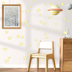 Piriuuo gold star wall decal small adds subtle sparkle to decor