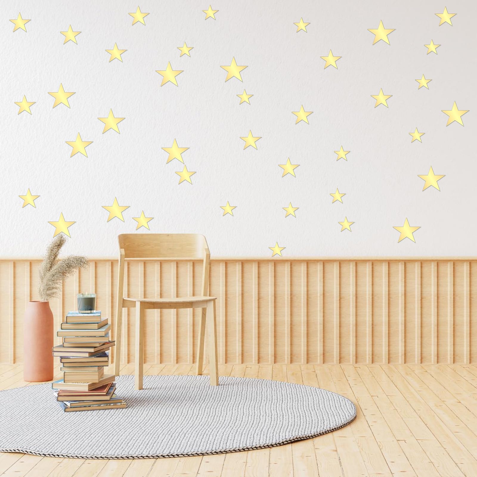 Piriuuo star wall decals packaging shows value set