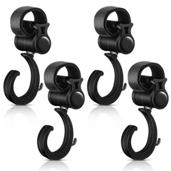 Piriuuo walker hooks 360 rotation enable hands-free transport on mobility aids.