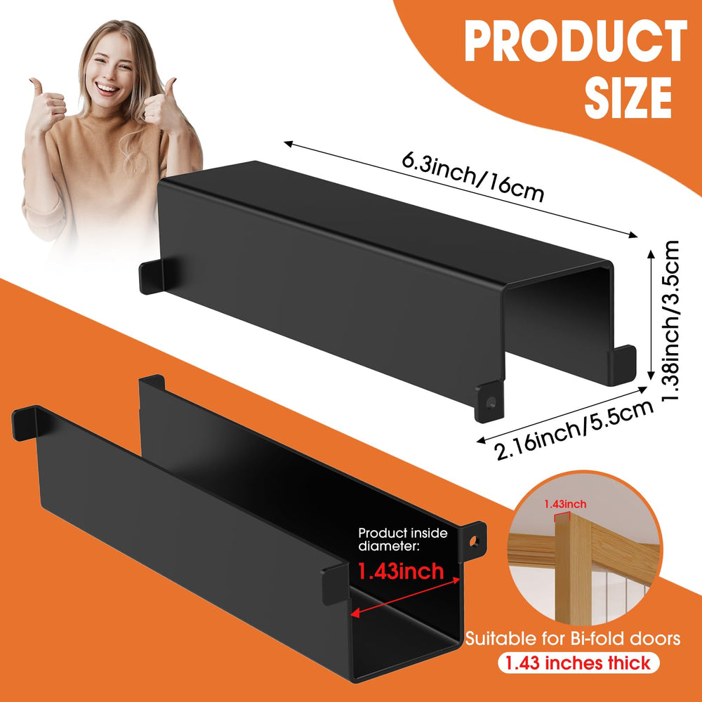 Pisman metal bifold lock with double-sided handle allows operation from either side.