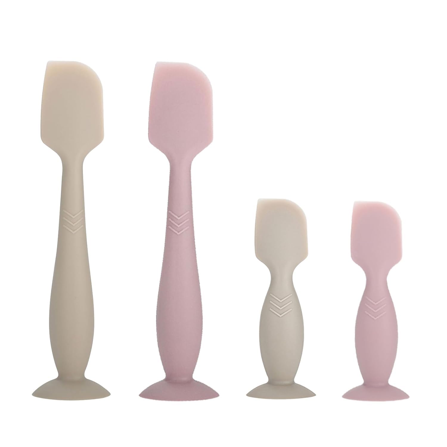 Pisool large pink spatula demonstrates gentle diaper cream application on baby skin.