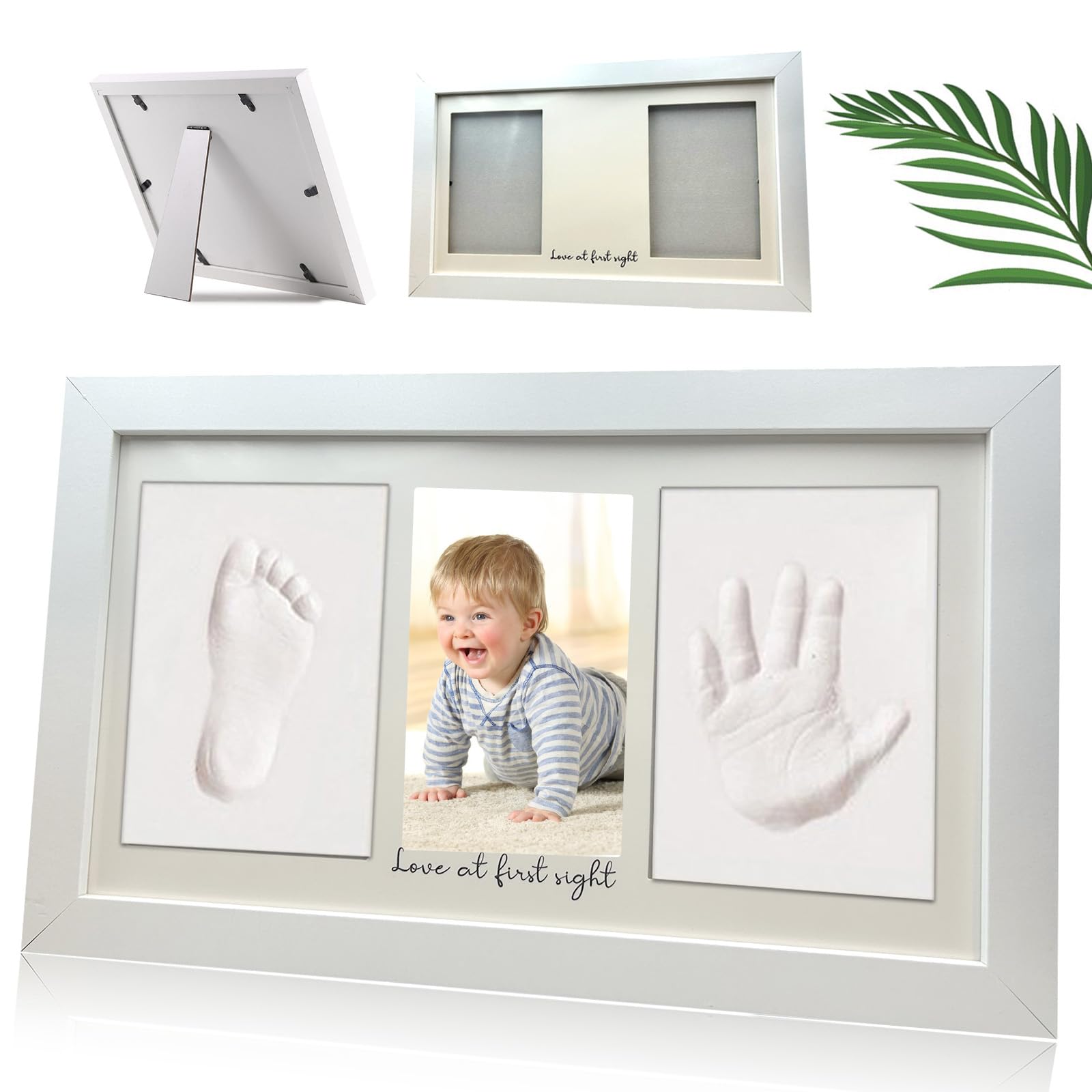 Pivza Inkless Newborn Handprint Kit packaging—gift-ready presentation for new parents.