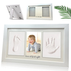 Pivza Inkless Newborn Handprint Kit packaging—gift-ready presentation for new parents.
