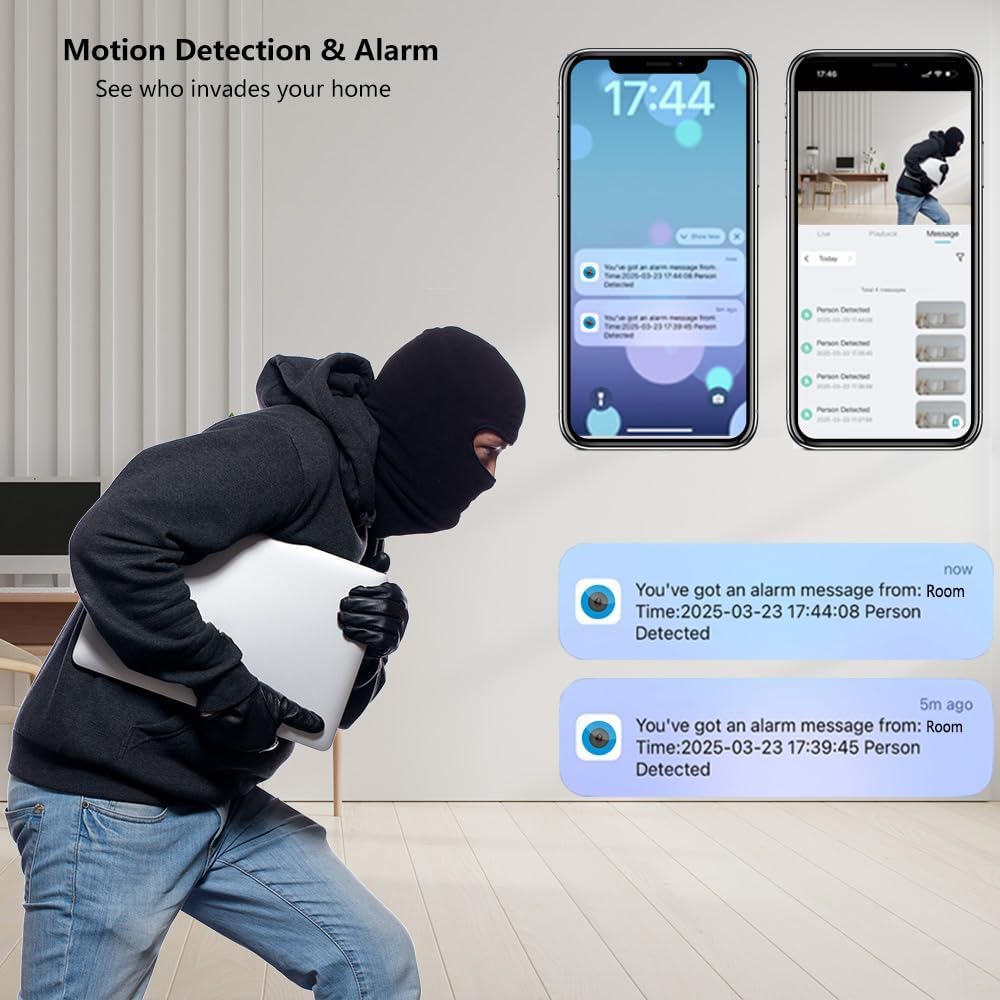 Pixellume hidden-camera charger near power outlet for nanny monitoring.