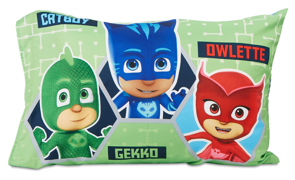 PJ Masks Time to Save The Day blue color scheme complements a kids room