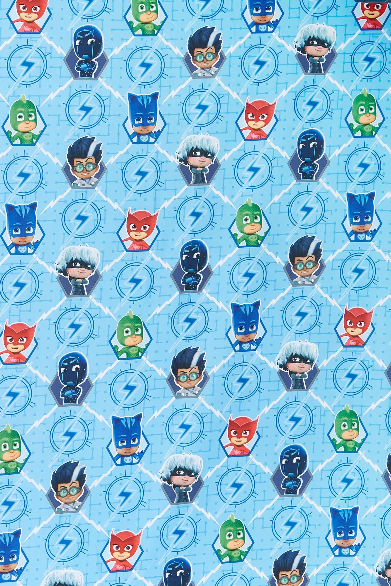 PJ Masks Time to Save The Day Cat Boy Owlette Gekko print panel play-ready
