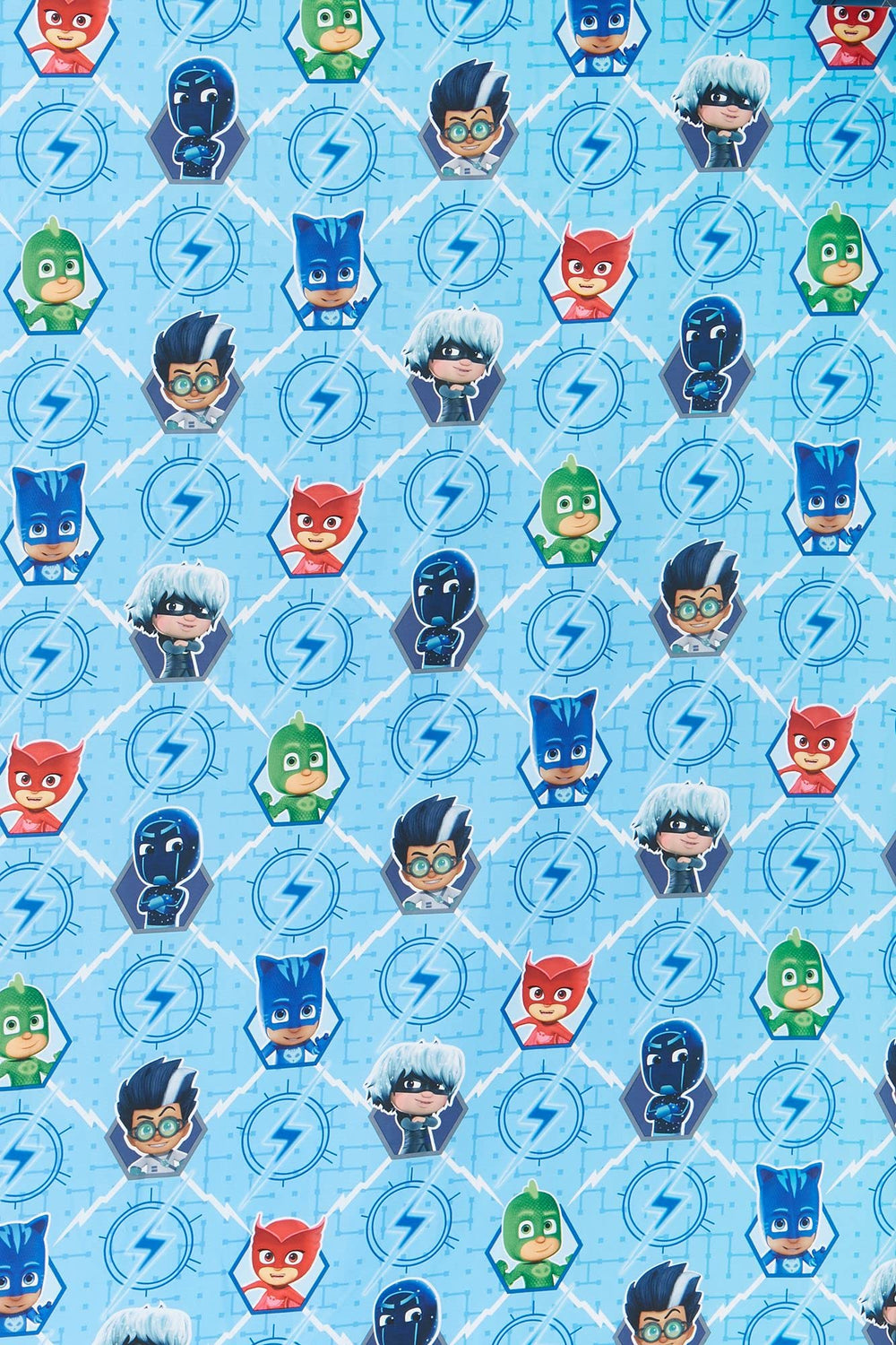PJ Masks Time to Save The Day Cat Boy Owlette Gekko print panel play-ready