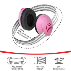 Plantureco baby ear muffs soft ear cushions offer gentle pressure relief for sensitive ears.