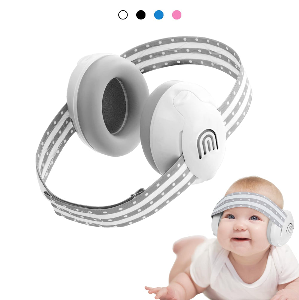 PLANTURECO Baby Noise Cancelling Headphones adjustable-fit demonstrates secure, customizable comfort for growing kids