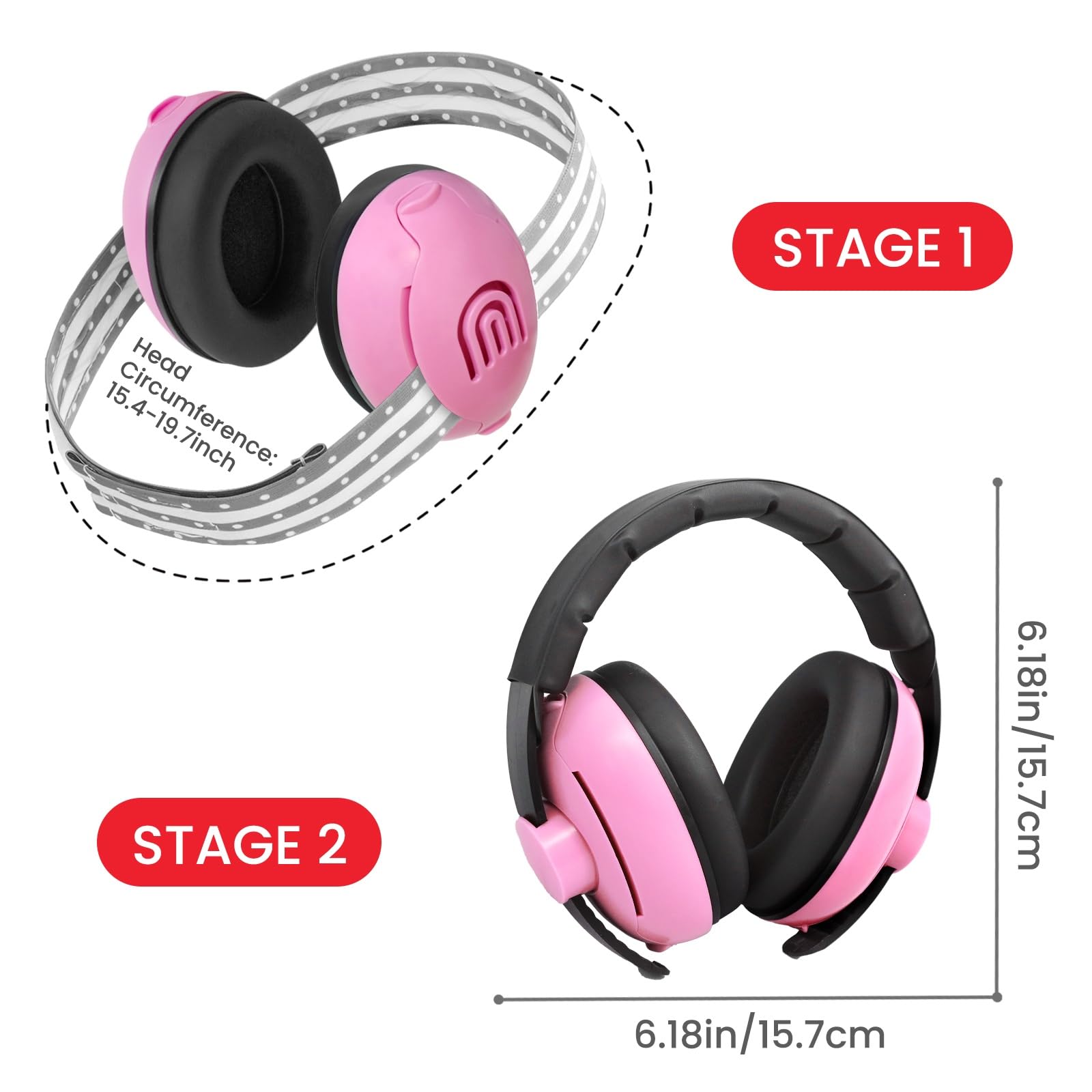 PLANTURECO rainbow headphones ideal for airplane travel and stress free flights