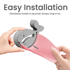 Plantureco kitchen faucet extender pink demonstrates versatile use supporting streamlined hygiene