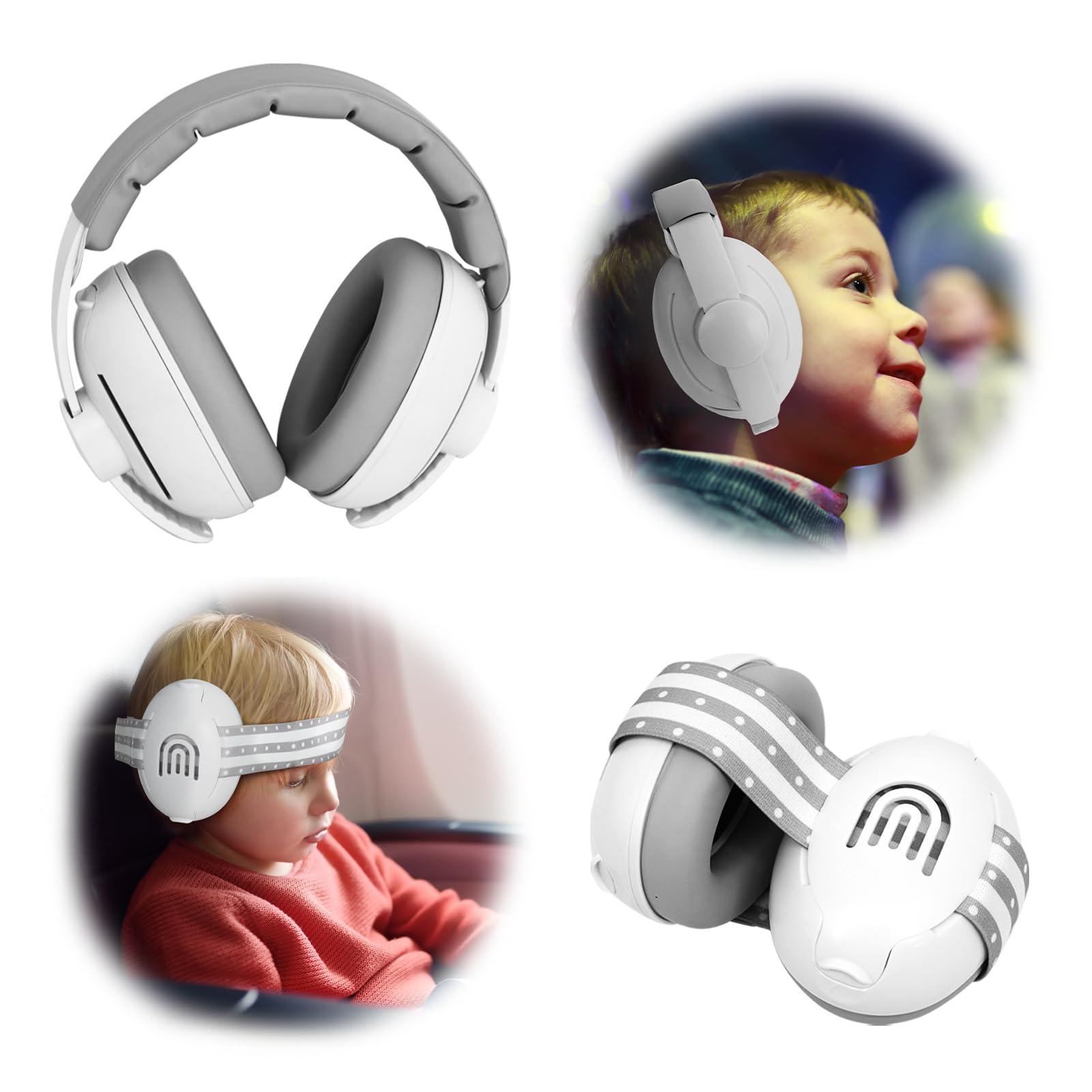 PLANTURECO rainbow-pattern headphones offer kid-friendly noise reduction for everyday adventures.
