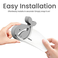 Plantureco tool-free installation on a kitchen faucet in seconds.