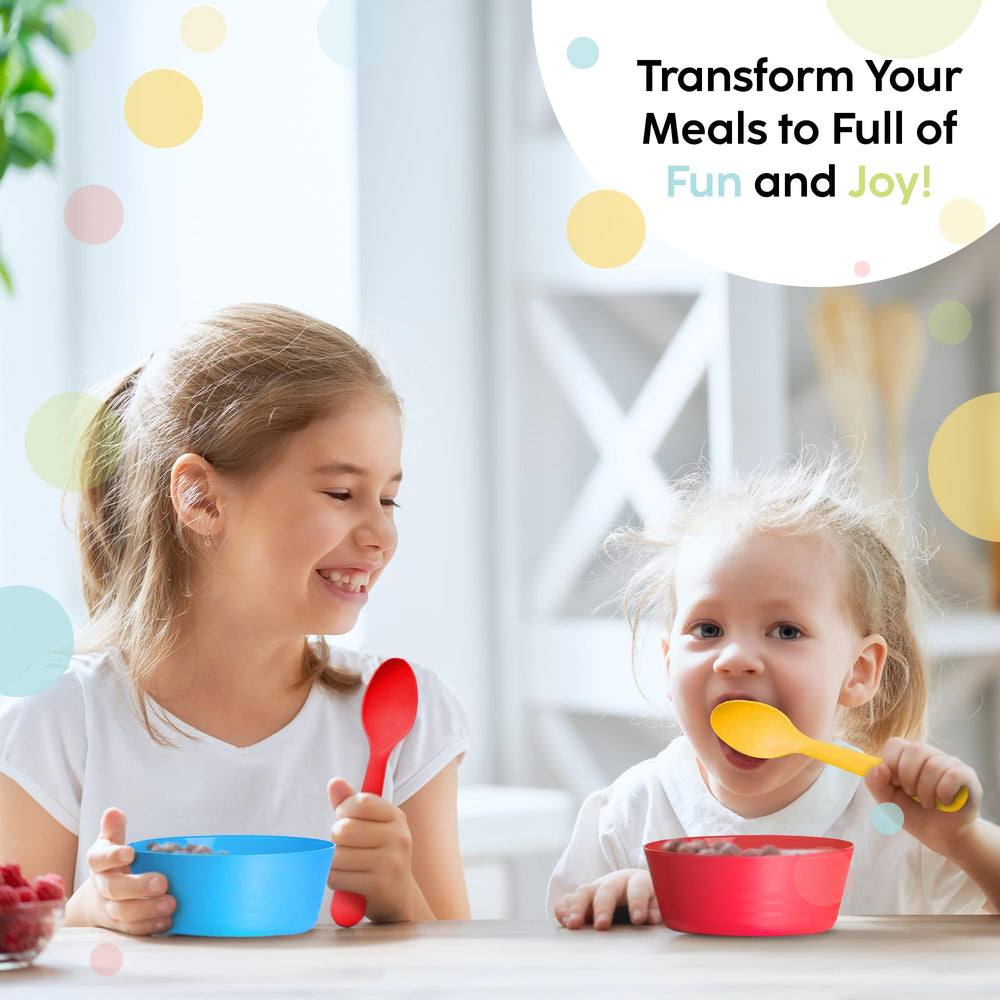 PLASKIDY BPA-free PP bowls are kid-friendly and safe