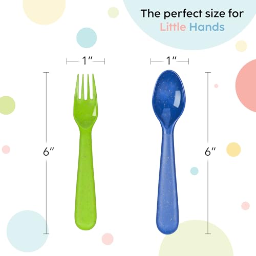 PLASKIDY dishwasher-safe toddler utensils for easy cleaning