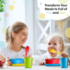 PLASKIDY utensils image featuring grip-friendly kid-friendly tools