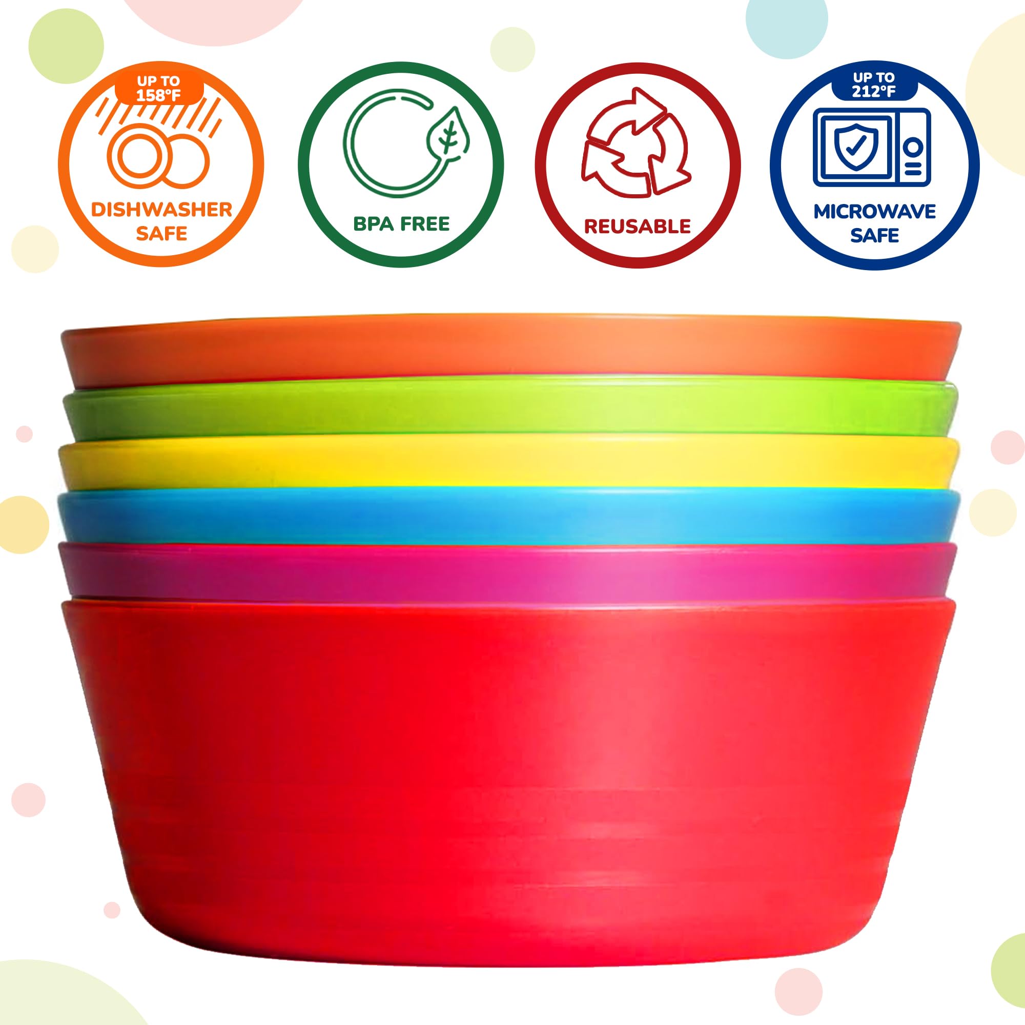PLASKIDY microwave-safe bowls for quick, warm snacks