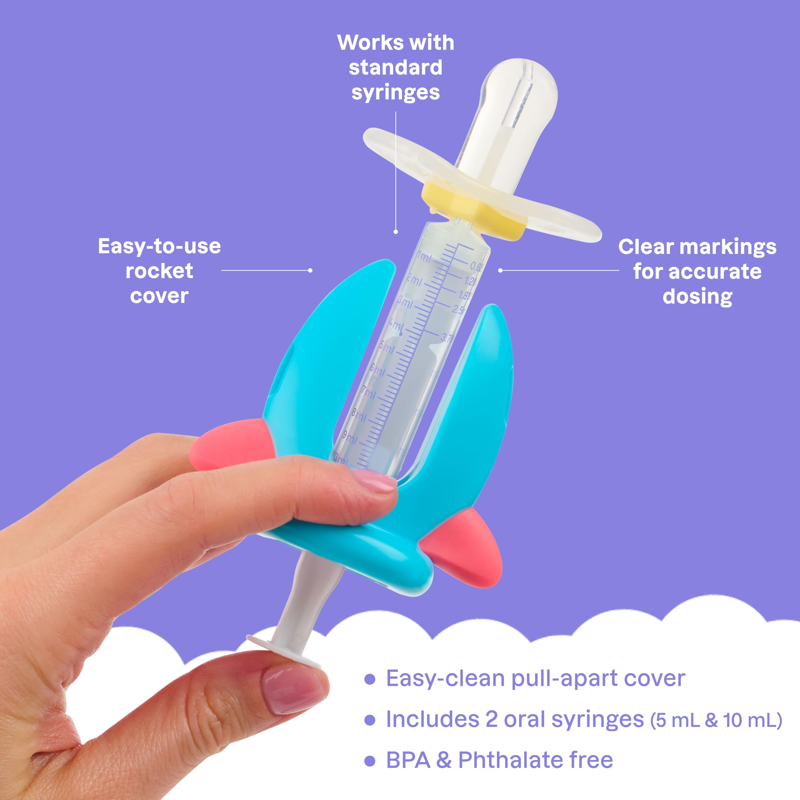 Playhouse MD Smooth dosing design encourages calm medication routines