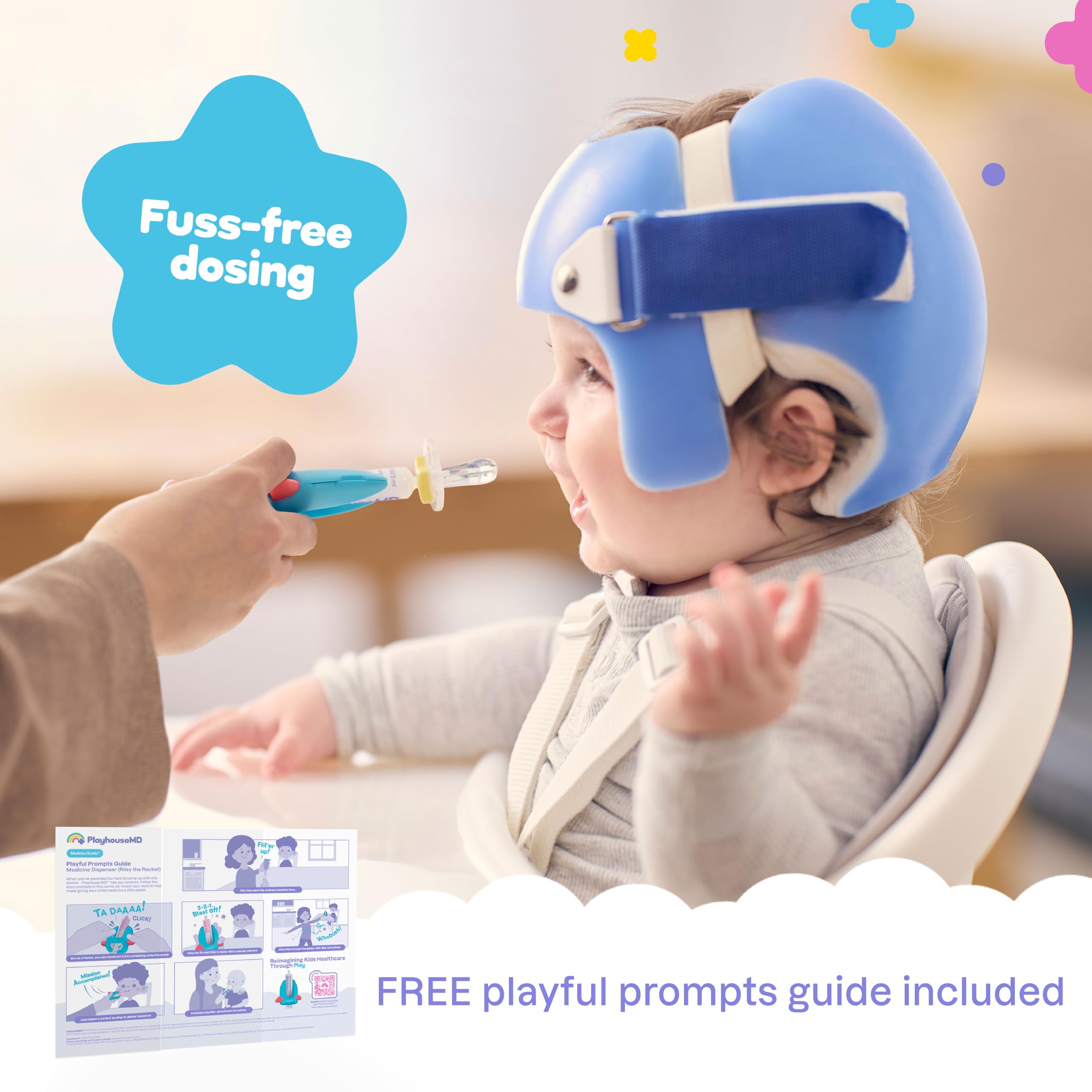 Playhouse MD Standard syringes compatibility for flexible dosing across ages