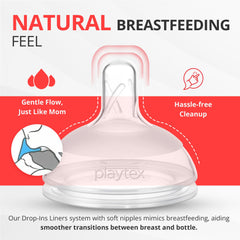 4-ounce Nurser bottle illustration from Playtex Baby compact and travel-friendly