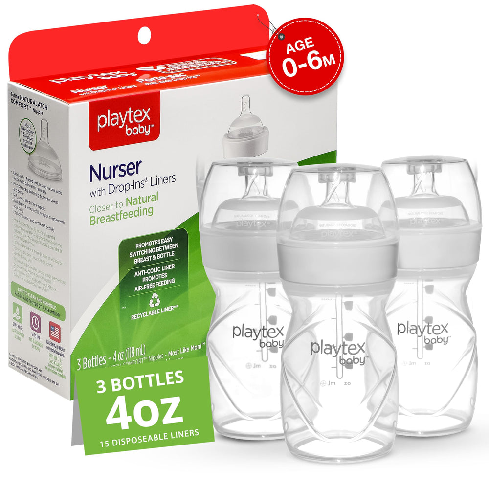 Bottle cap and nipple assembly for Playtex Baby Nurser system