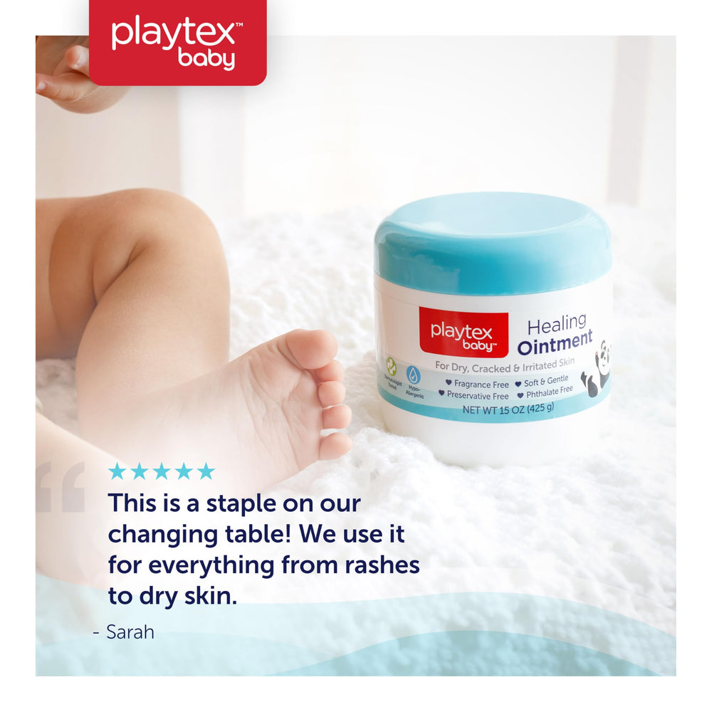 Playtex Baby Healing Ointment hypoallergenic formula suits delicate skin care