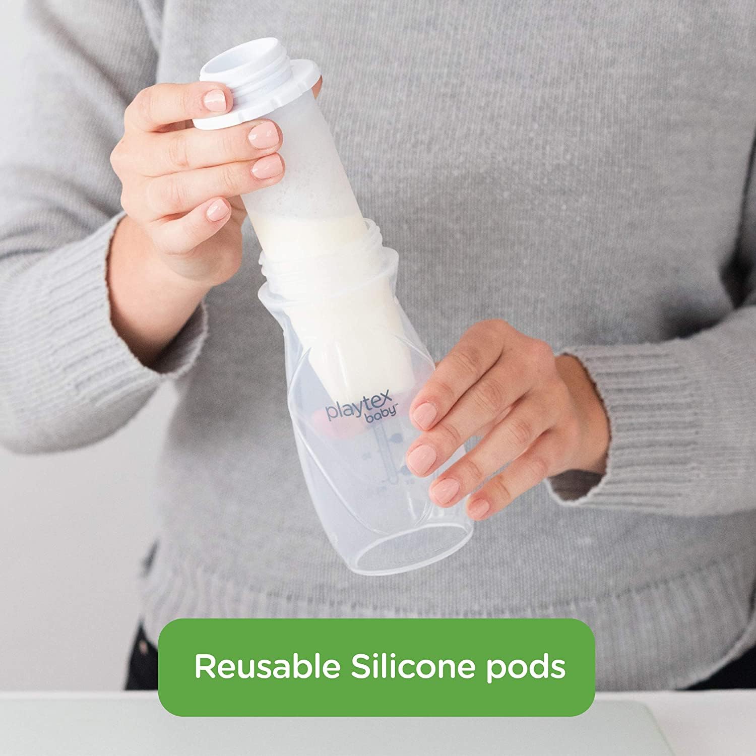 Playtex Baby milk storage labels organize pumped milk efficiently