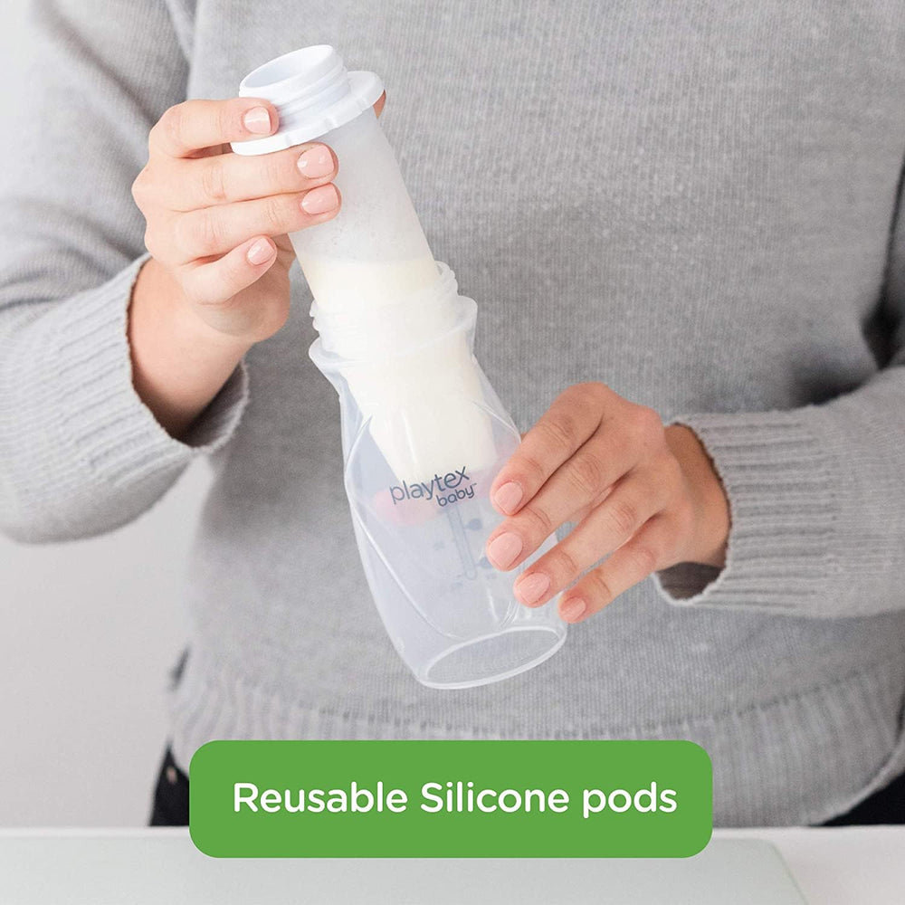 Playtex Baby milk storage labels organize pumped milk efficiently