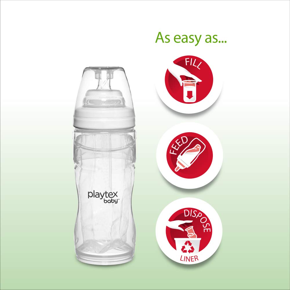 4-ounce measurement on Playtex Nurser bottle guides accurate feeds