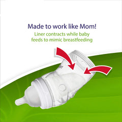 Playtex Baby Nurser Drop-Ins BPA-free label highlights safe feeding.
