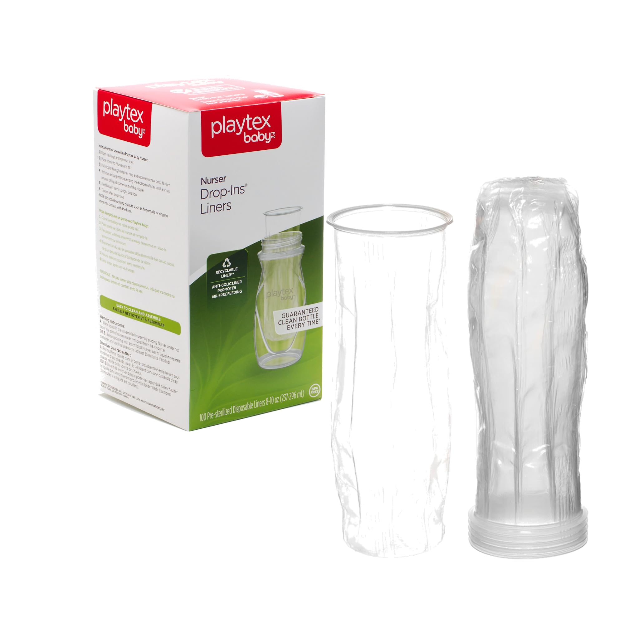 Playtex Baby Nurser liners compact travel pack for on-the-go feeding