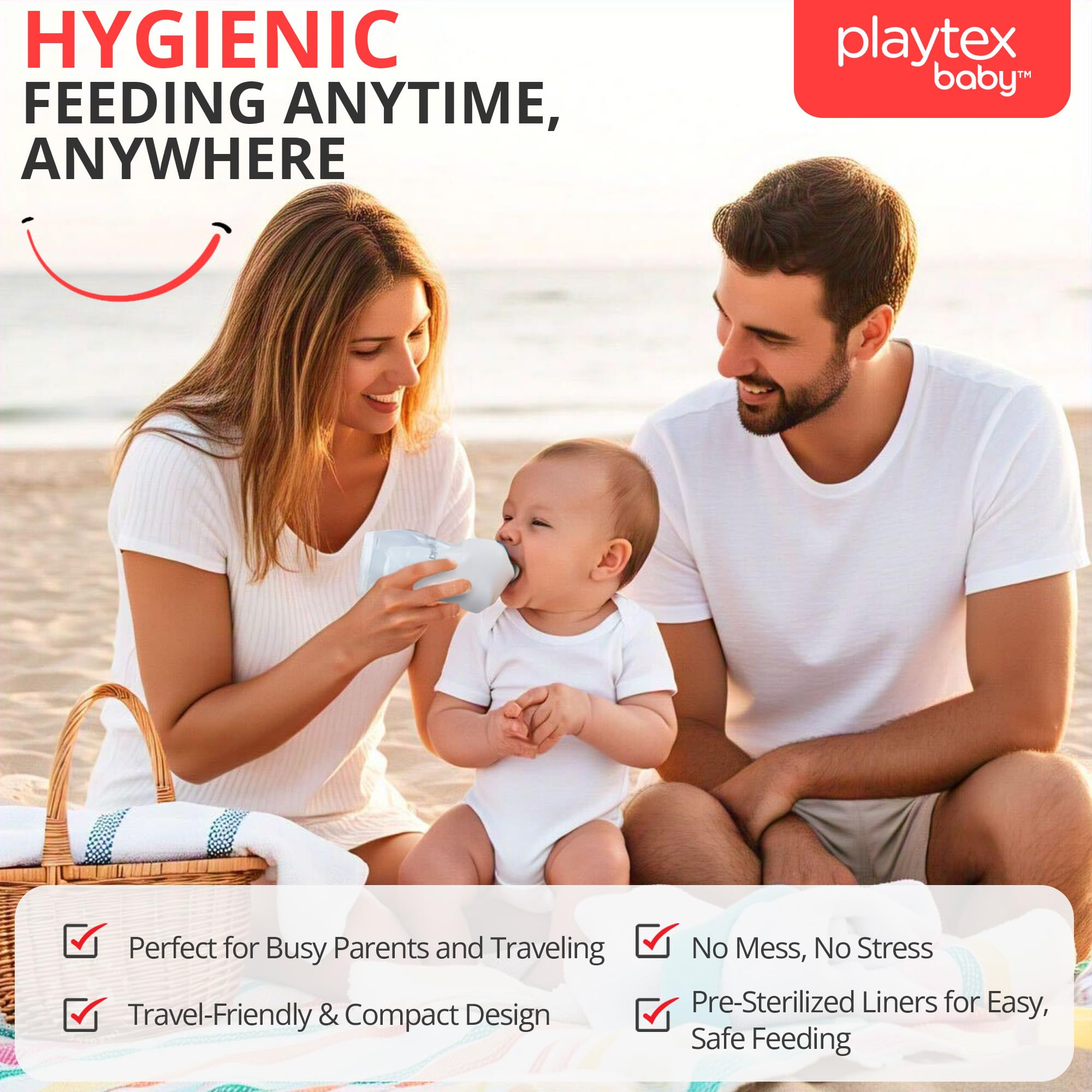 Playtex Baby Nurser liners mess-free cleanup for easier feeding