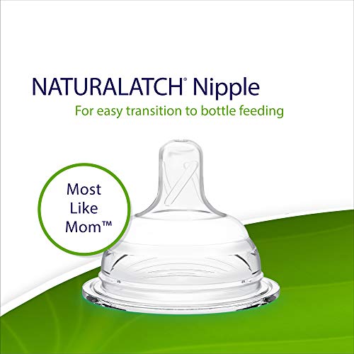 Playtex Baby Nurser liner being poured into bottle for mess-free prep
