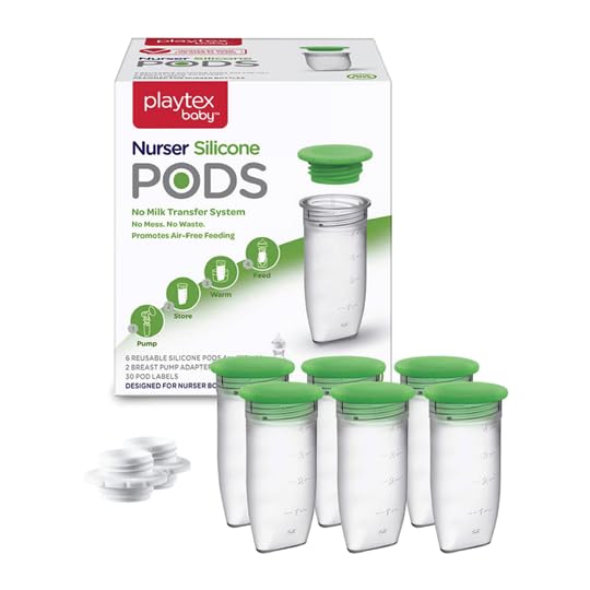Playtex Baby Nurser PODS 4oz six-pack ready for easy pumping and on-the-go storage