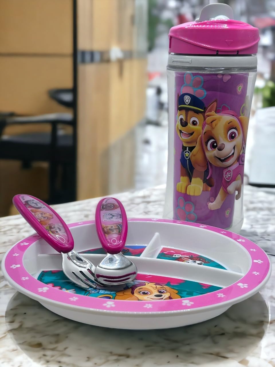 Playtex Baby Paw Patrol plate multi-pack provides durable, on-the-go meal solution