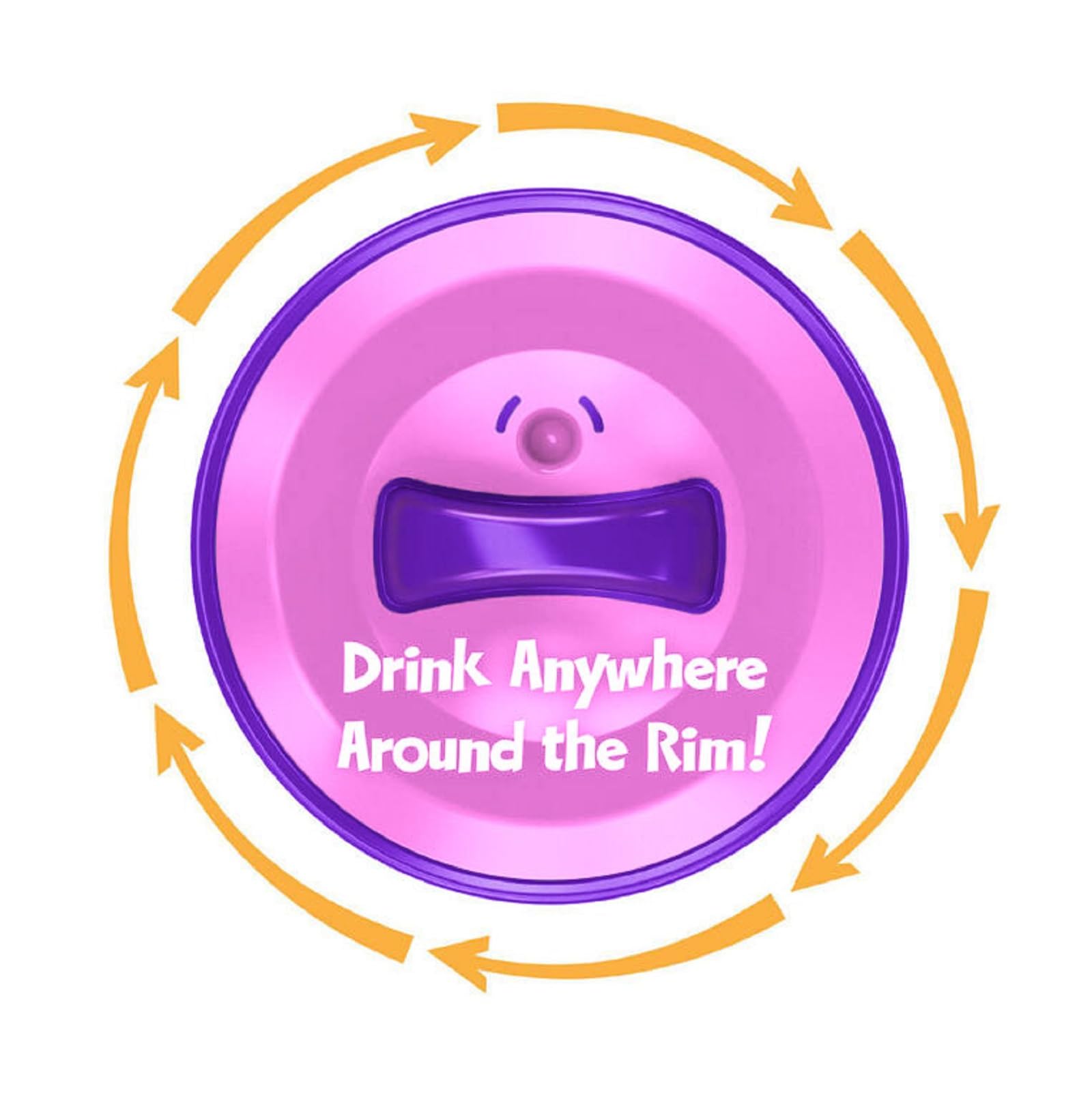 Leak-proof sipping cup ideal for on-the-go