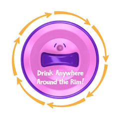 Leak-proof sipping cup ideal for on-the-go